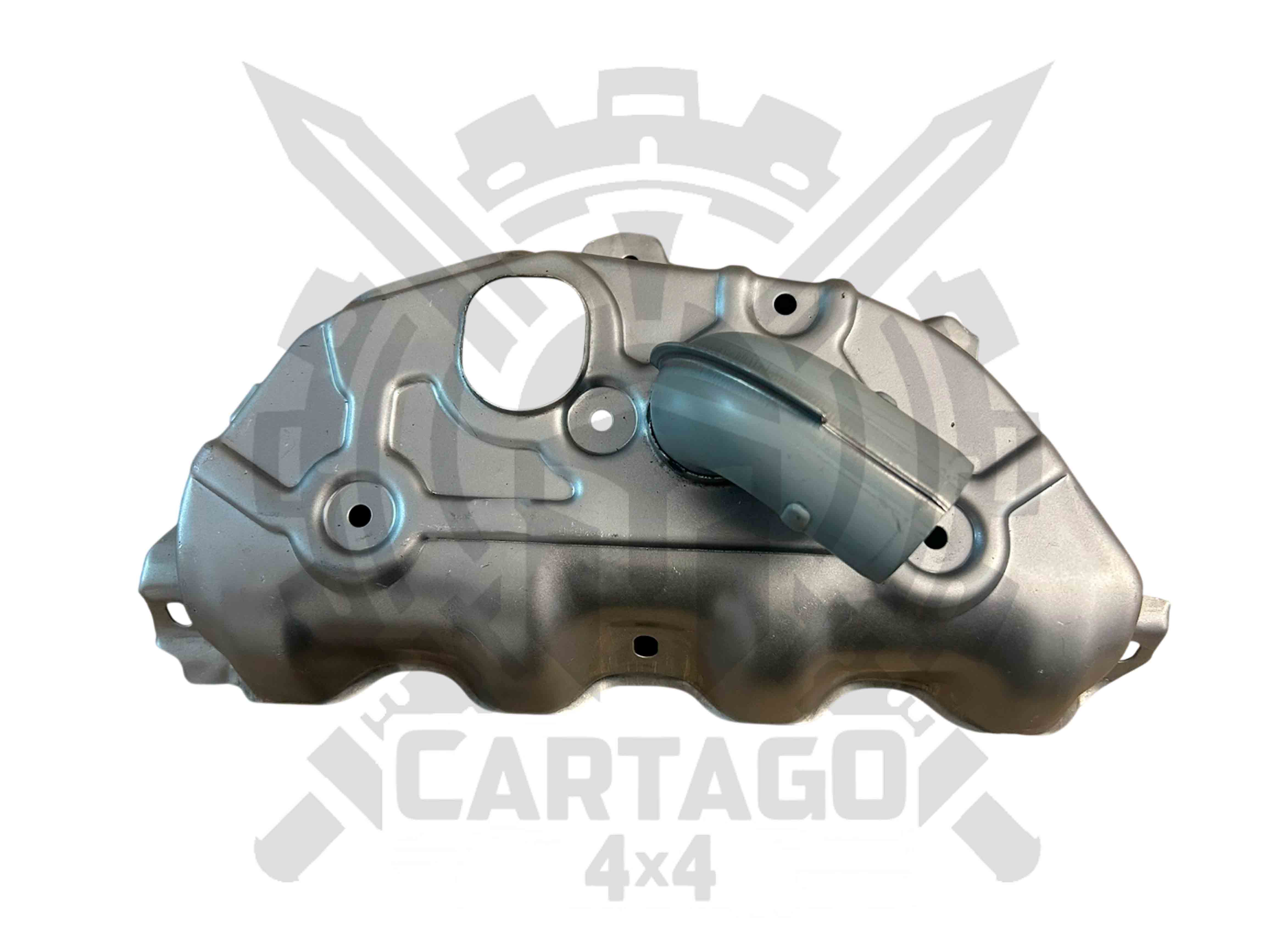 Chapa colector de escape Samurai