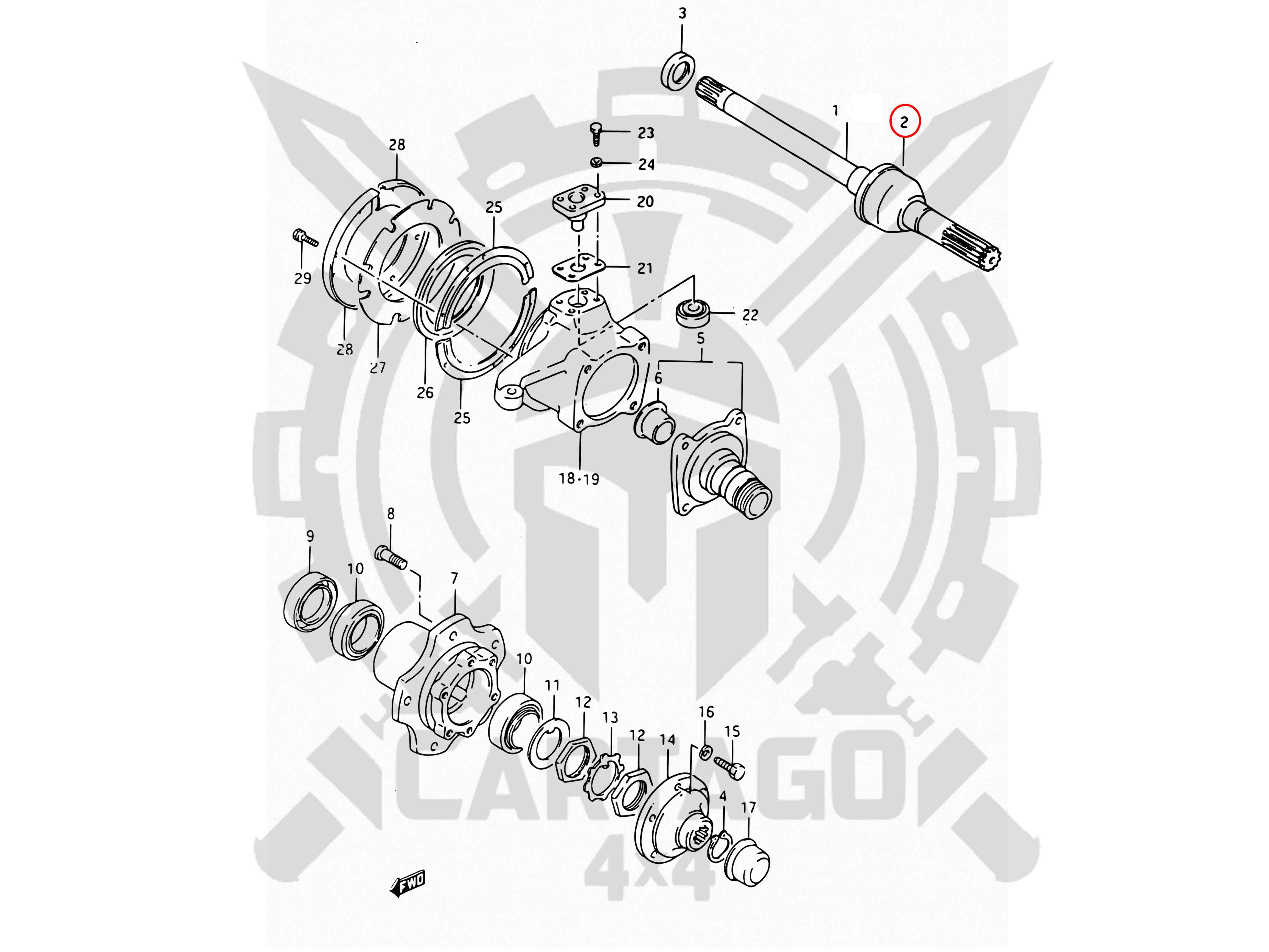 Homocinética Suzuki Samurai - imagen 4