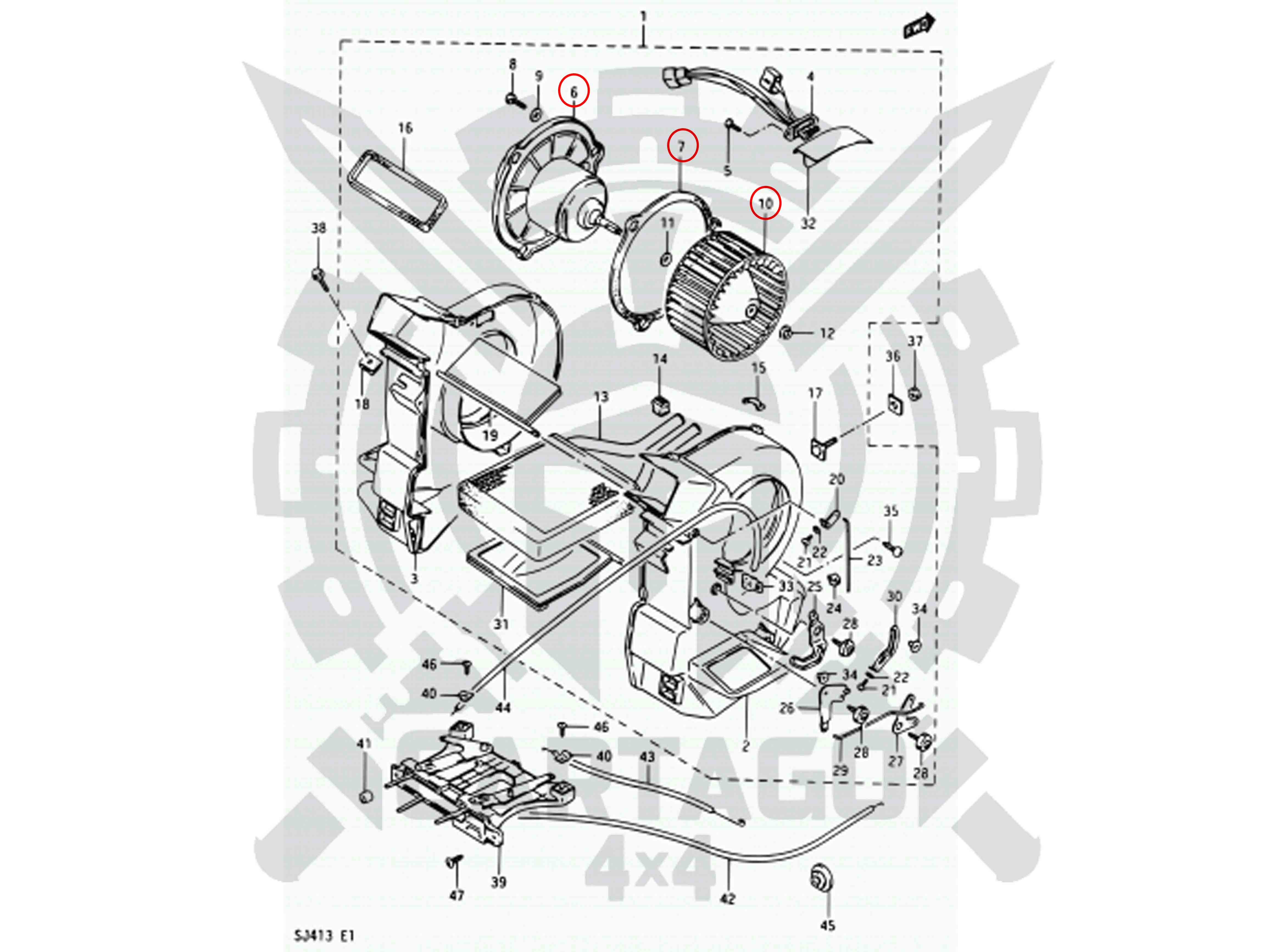 Motor Calefacción Samurai - imagen 4