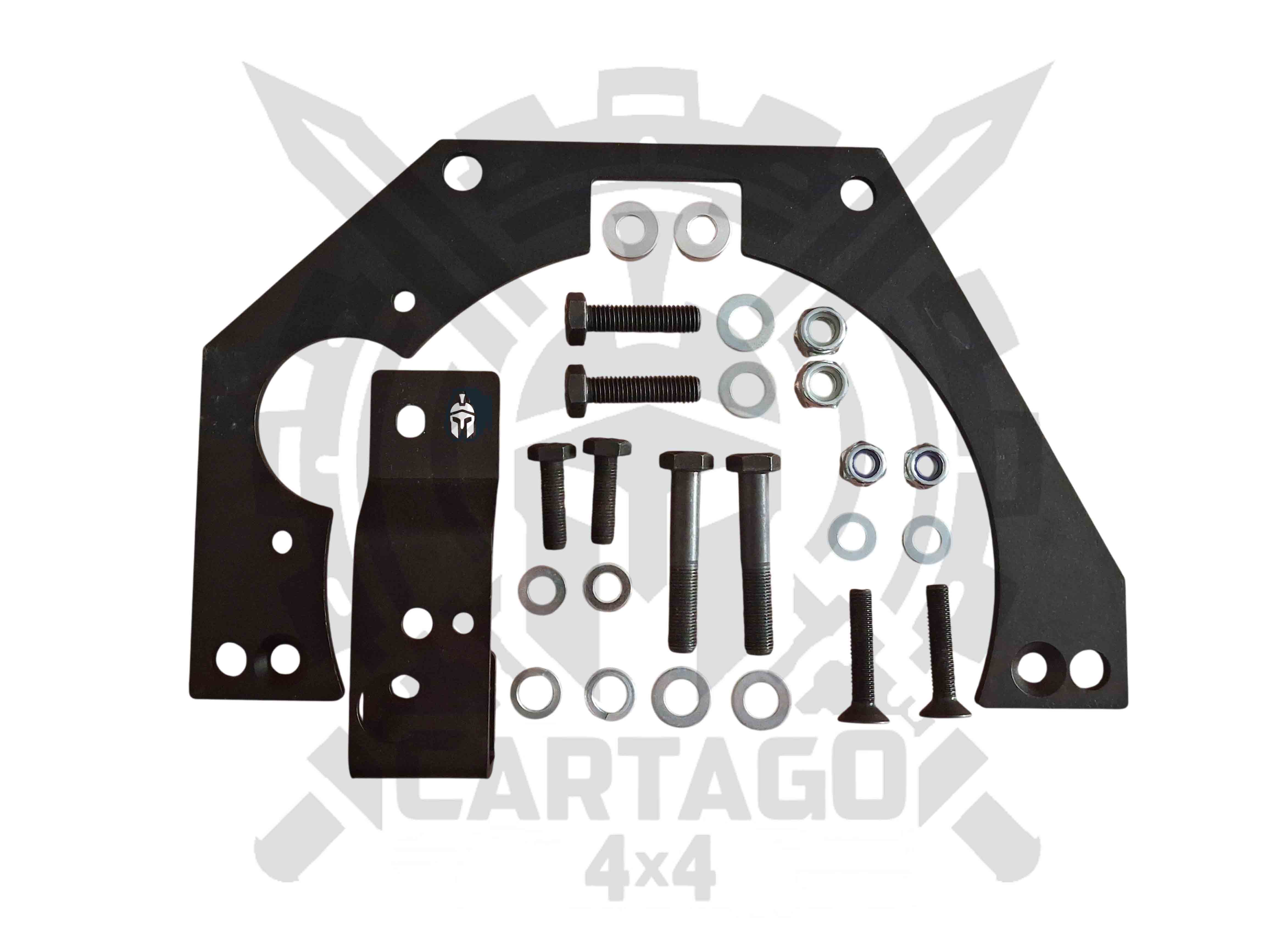 Placa Adaptación Suzuki Samurai swap 1.6 + Soporte