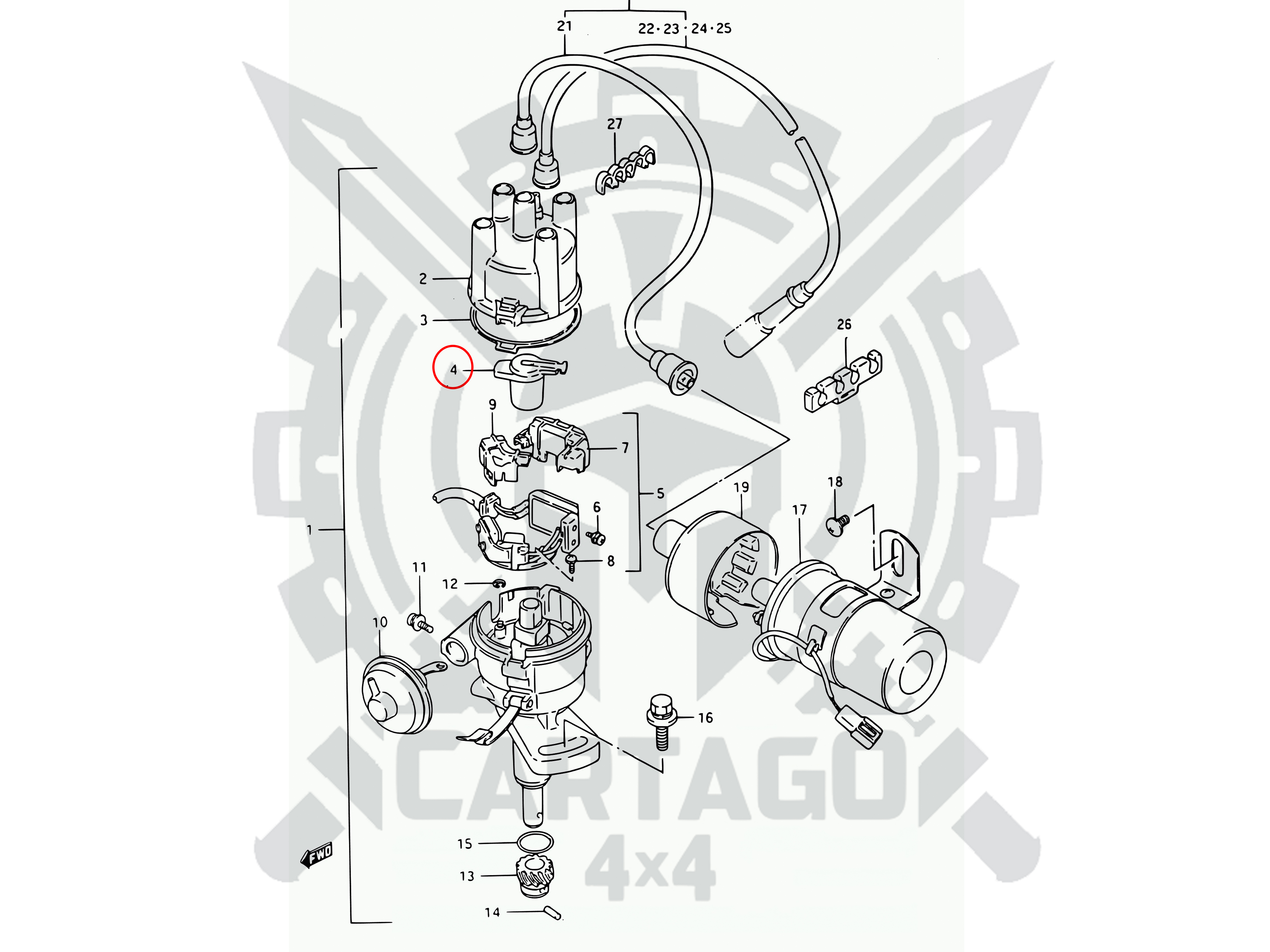 Rotor distribuidor Femsa - imagen 4