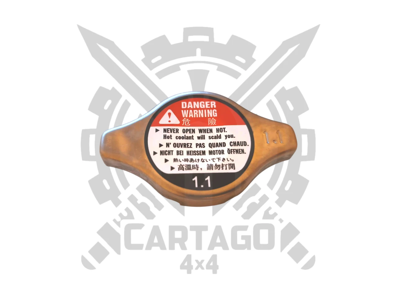 Tapón radiador 30mm 1,1bar