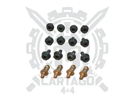 Corchetes techo lona (16 pcs)