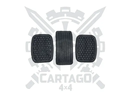 Gomas cubre pedales Samurai (3pcs)