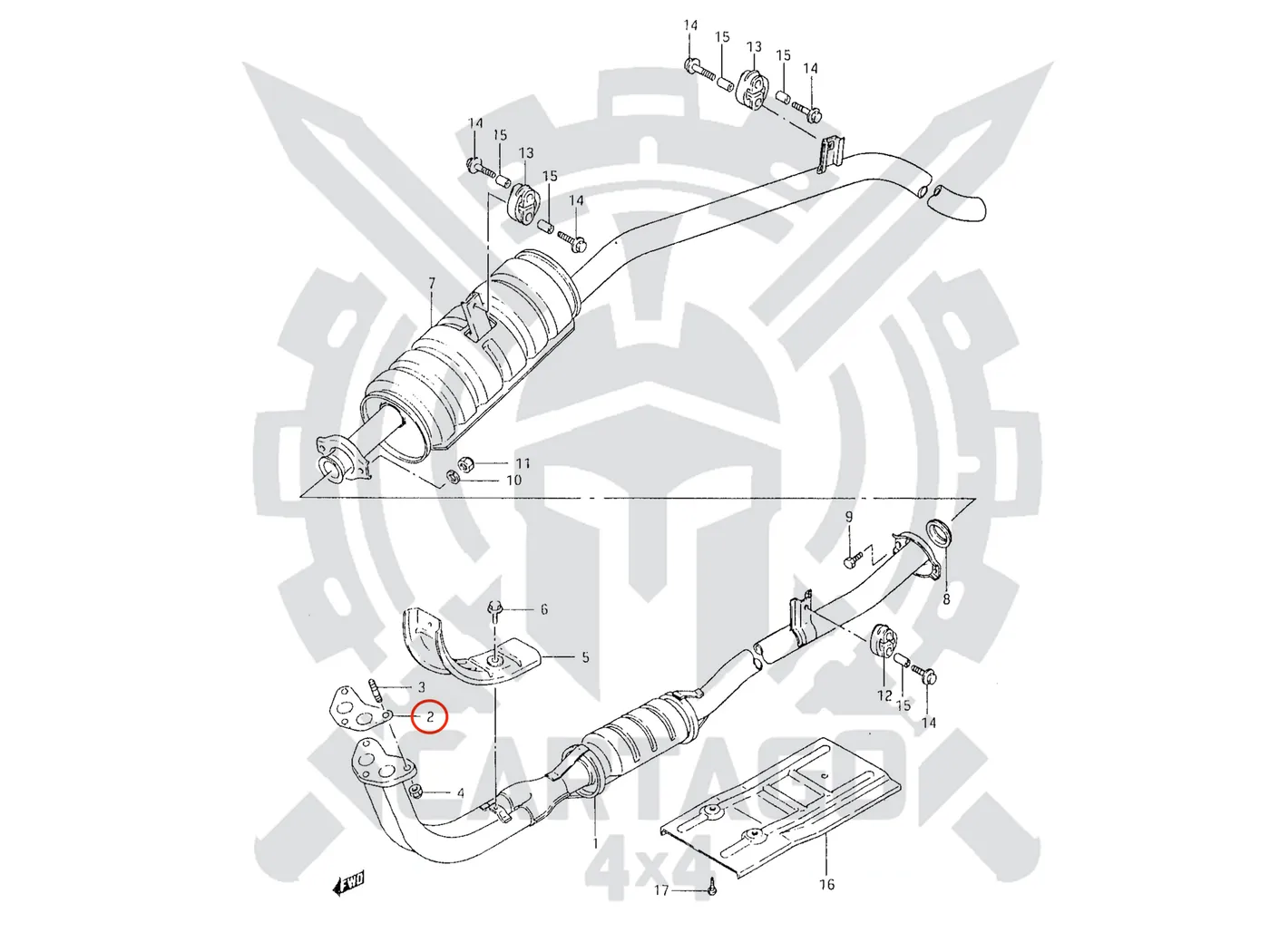 Junta escape colector 1.0 - imagen 2