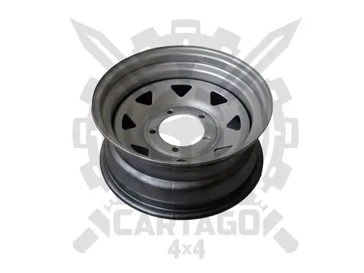 Llanta plata et -10 6.5x15