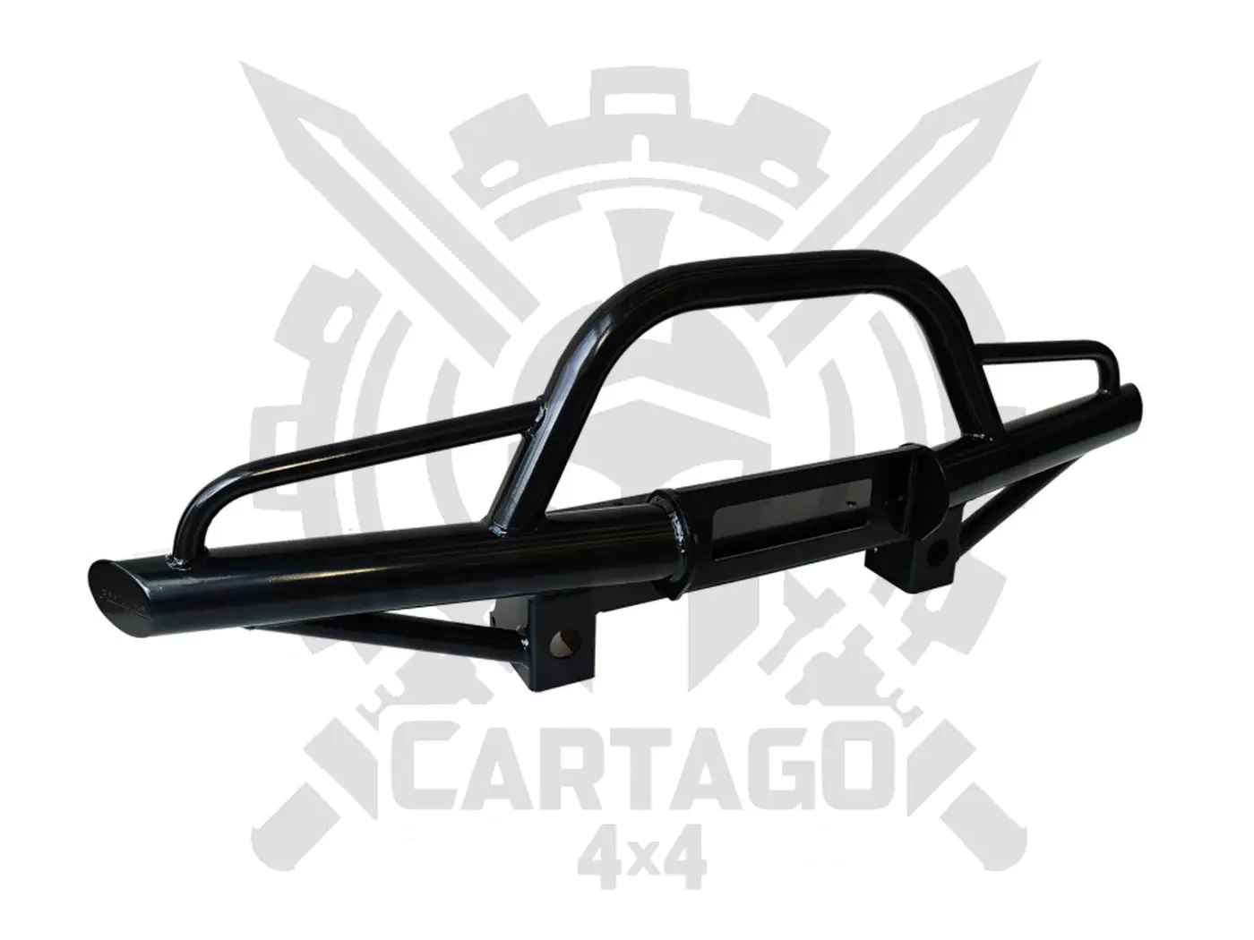 Paragolpes tubular delantero con barra superior y base para winch tipo 2 Suzuki Samurai - imagen 1