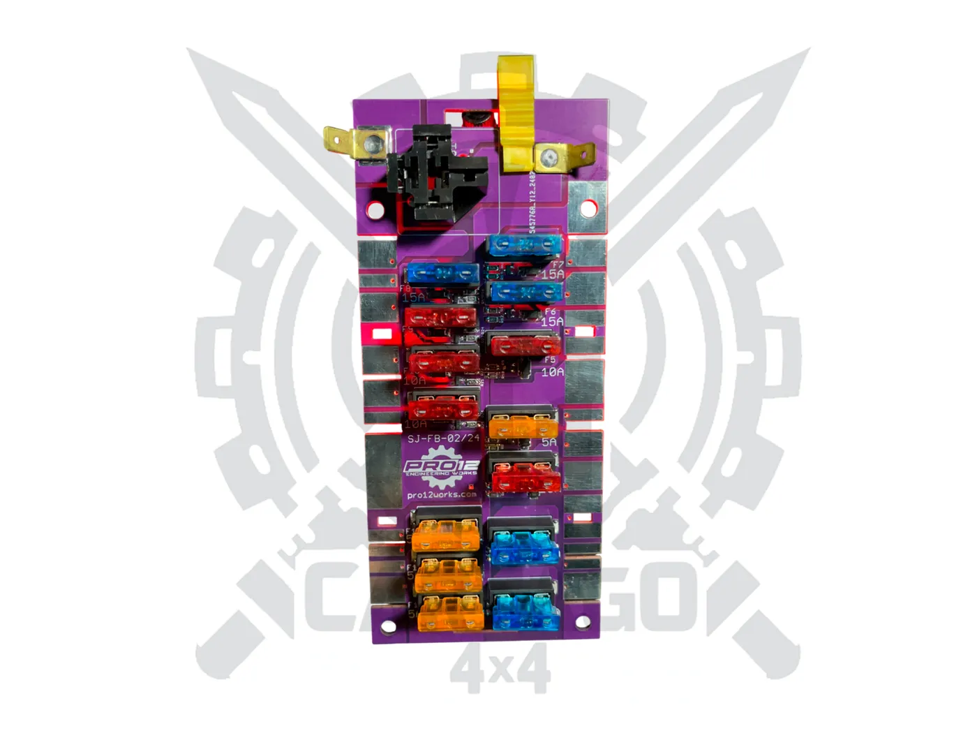 Placa porta fusibles Sj413 PRO Morada - imagen 2