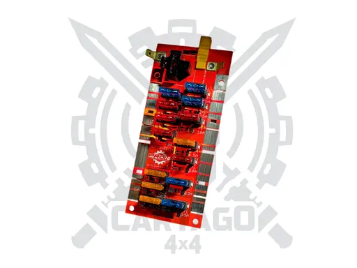 Placa porta fusibles Sj413 PRO Roja