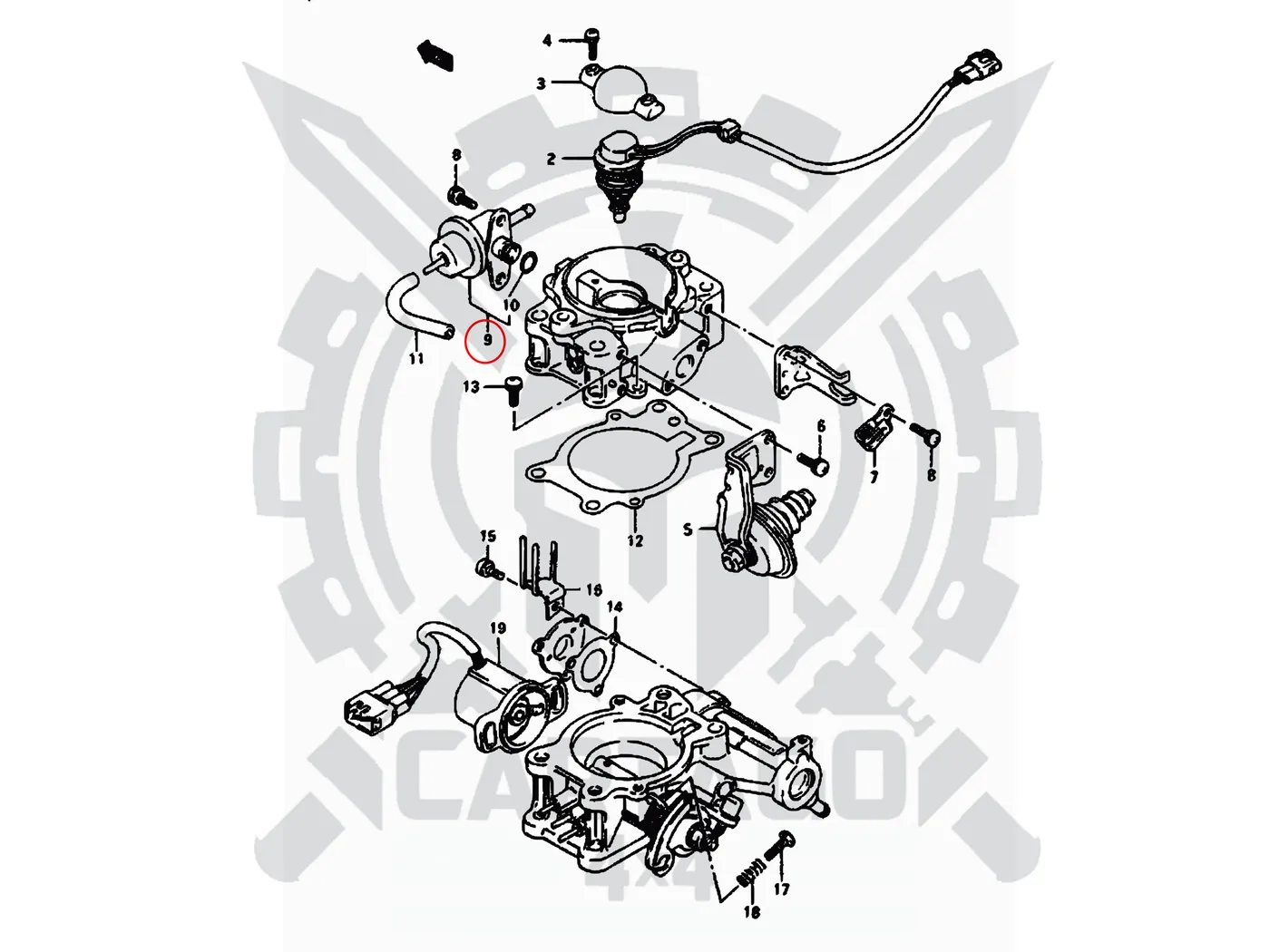 Regulador de gasolina Suzuki Samurai - imagen 5