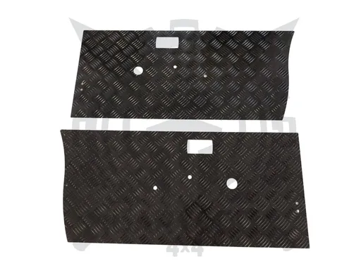Revestimientos de puertas aluminio negro