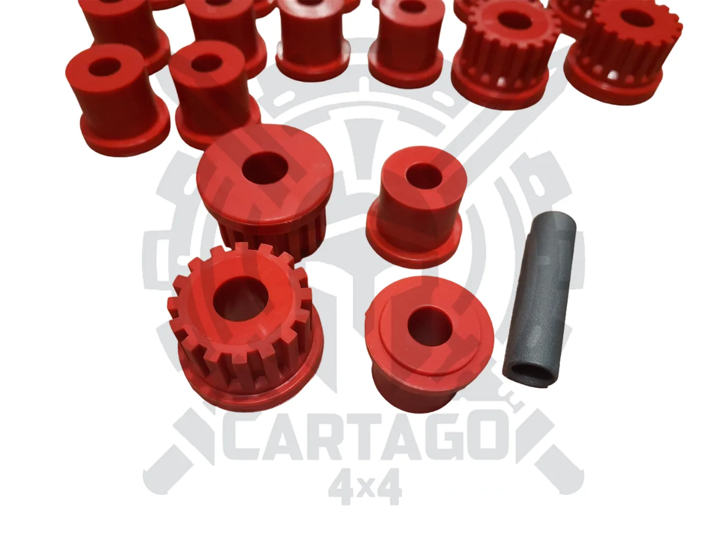 Silentblock suspensión poliuretano Rojo Pro - imagen 2